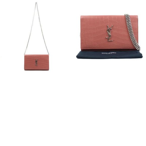 Saint Laurent Crossbody Shoulder Bag Wallet Chain - Picture 10 of 10